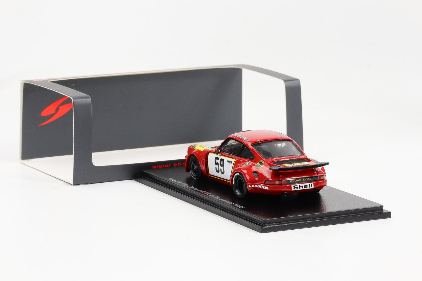 1:43 Spark Porsche 911 Carrera RSR #59 Schenken Ganley 24h LeMans 1975
