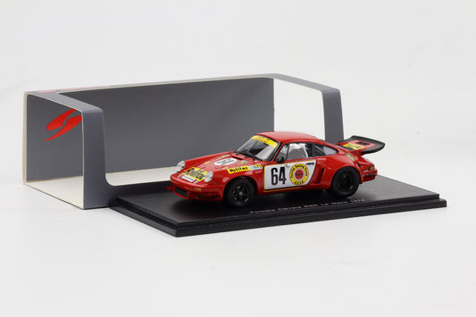 1:43 Spark Porsche Carrera 911 RSR #64 Loos Schickentanz Barth 24H LeMans 1974