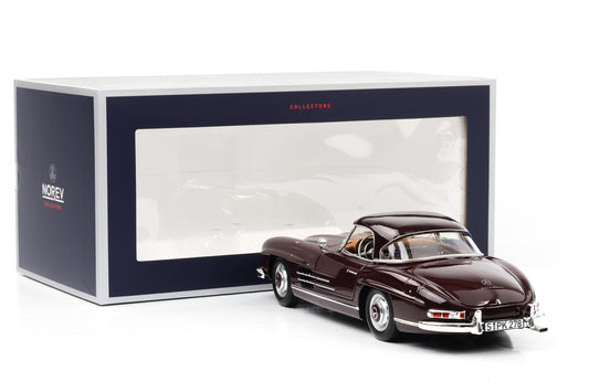 1:18 Norev Mercedes-Benz 300 SL W198 Roadster 1957 dunkelrot 183891