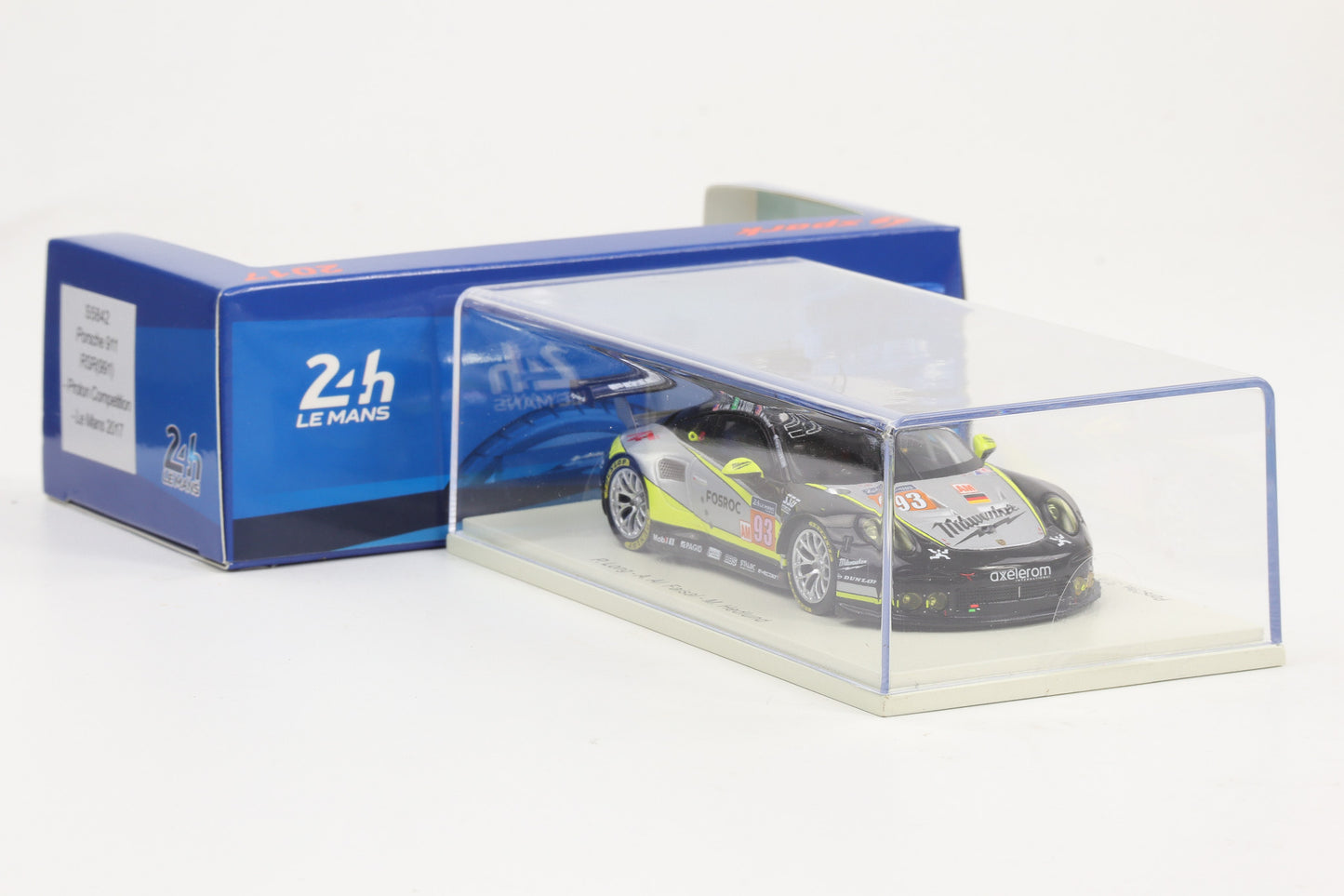 1:43 Spark Porsche 911 991 RSR Proton Competition #93 Le Mans 2017 S5842