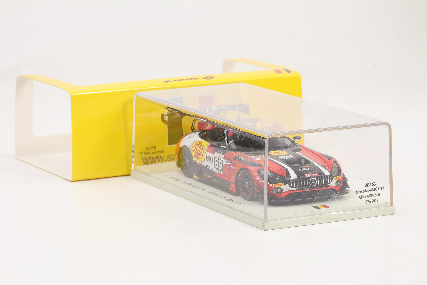 1:43 Spark Mercedes-Benz AMG GT3 Akka ASP #89 24h Spa 2017 SB163