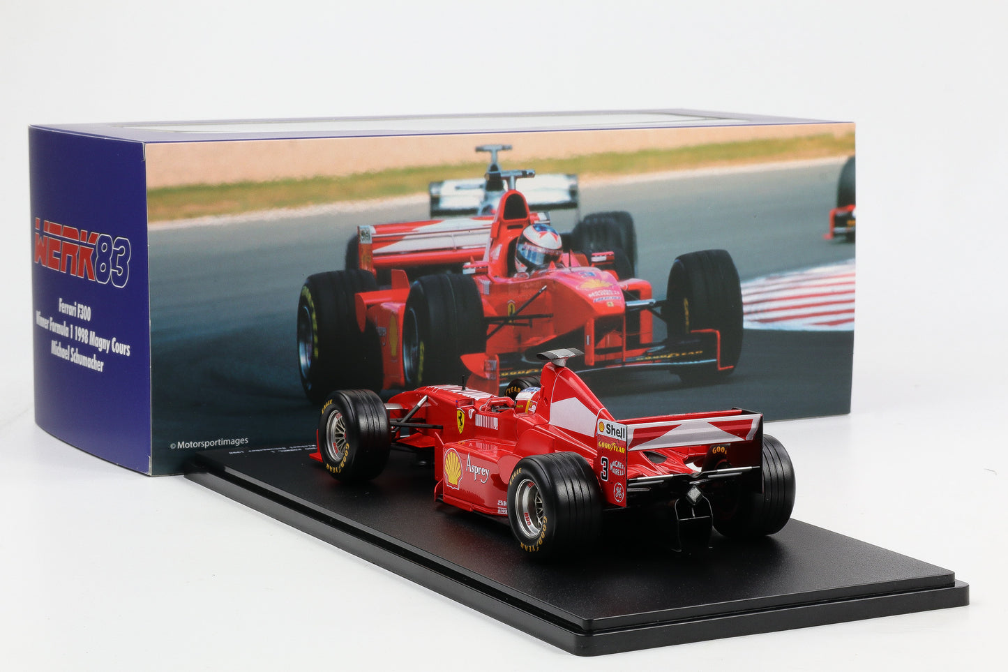 1:18 Werk83 Ferrari F300 #3 Sieger Frankreich GP Formel 1 1998 M. Schumacher