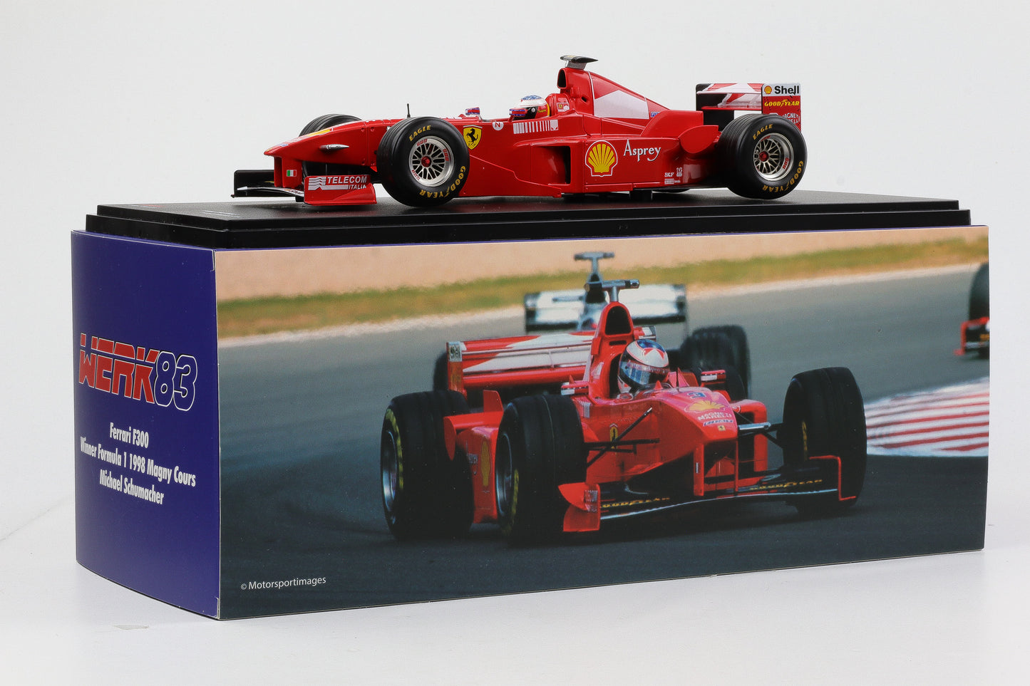 1:18 Werk83 Ferrari F300 #3 Sieger Frankreich GP Formel 1 1998 M. Schumacher