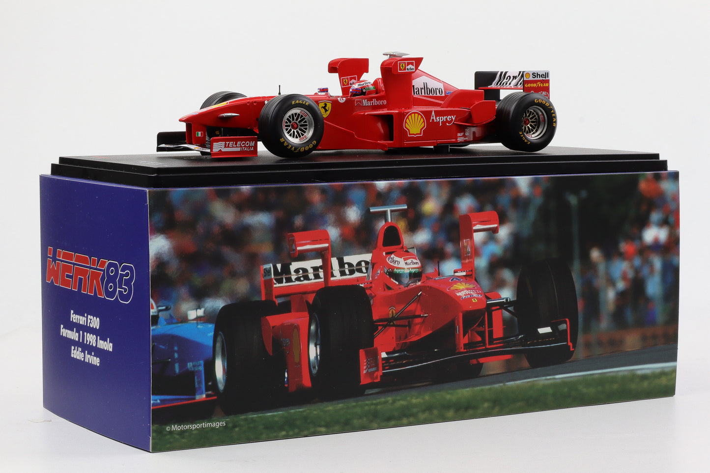 1:18 Werk83 Ferrari F300 Tower Wings #4 Irvine 3rd Imola GP Formel 1 1998