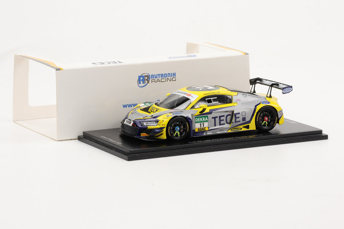1:43 Spark Audi R8 LMS GT3 Rutronik Racing by TECE ADAC GT Masters 2021 RT2003