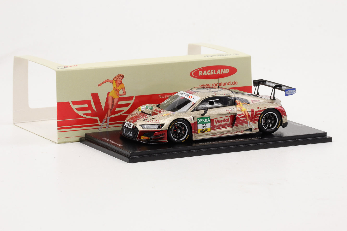 1:43 Spark Audi R8 LMS GT3 Yaco Racing Veedol ADAC GT Masters 2021 RT2005
