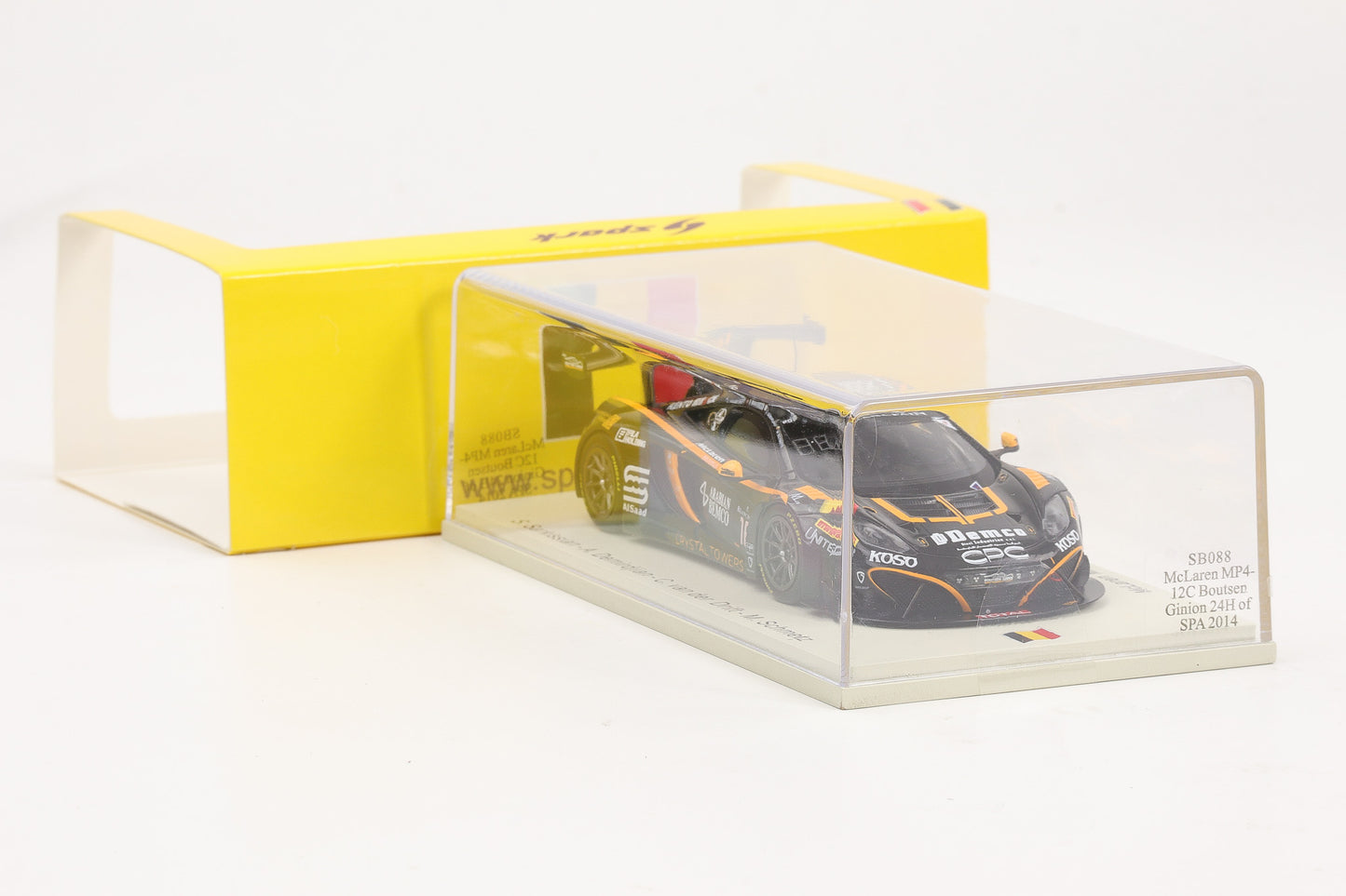 1:43 Spark McLaren MP4-12C Boutsen Ginion 24h Spa 2014 #14 SB088