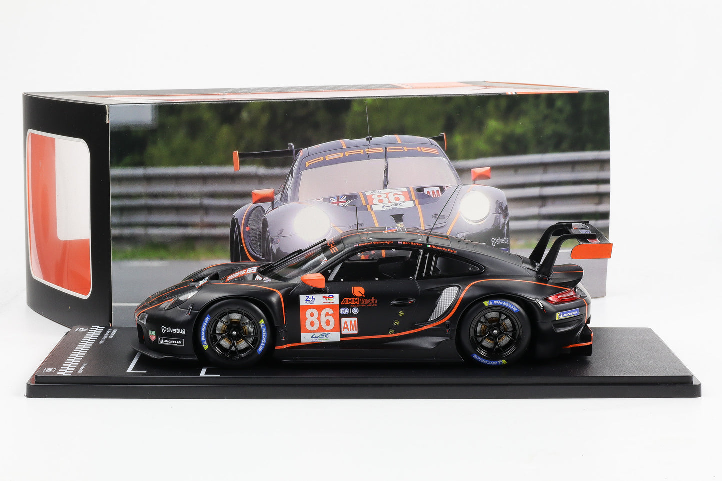 1:18 IXO Porsche 911 RSR-19 Gulf #86 24h LeMans 2022 GR Racing