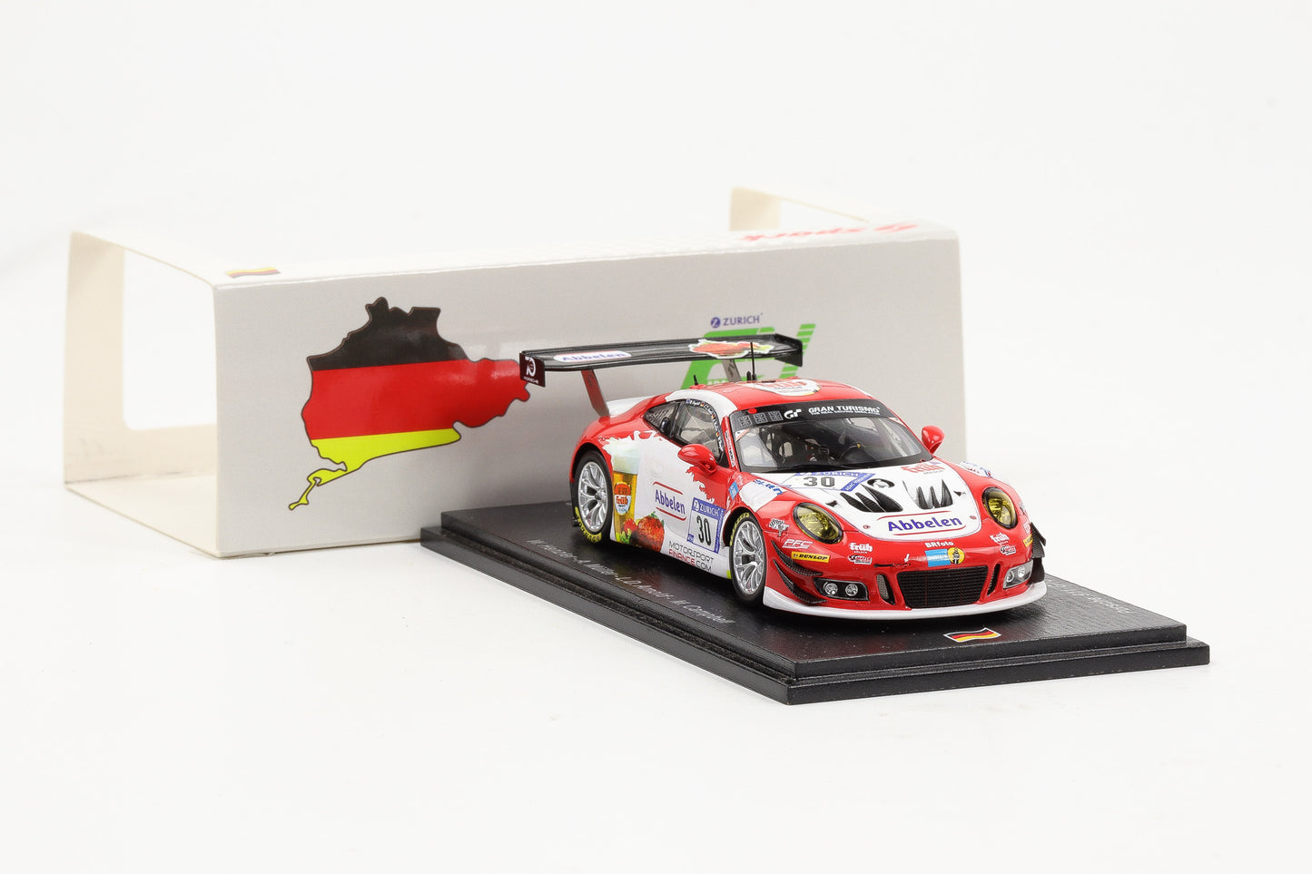 1:43 Spark Porsche 911 GT3 R Frikadelli Racing Team 24h Nürburgring 2018 SG408
