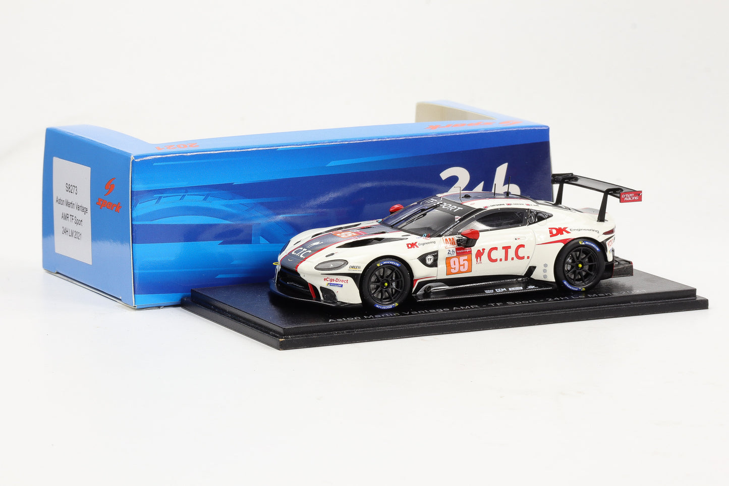 1:43 Spark Aston Martin Vantage AMR TF Sport 24h Le Mans 2021 #95 S8273