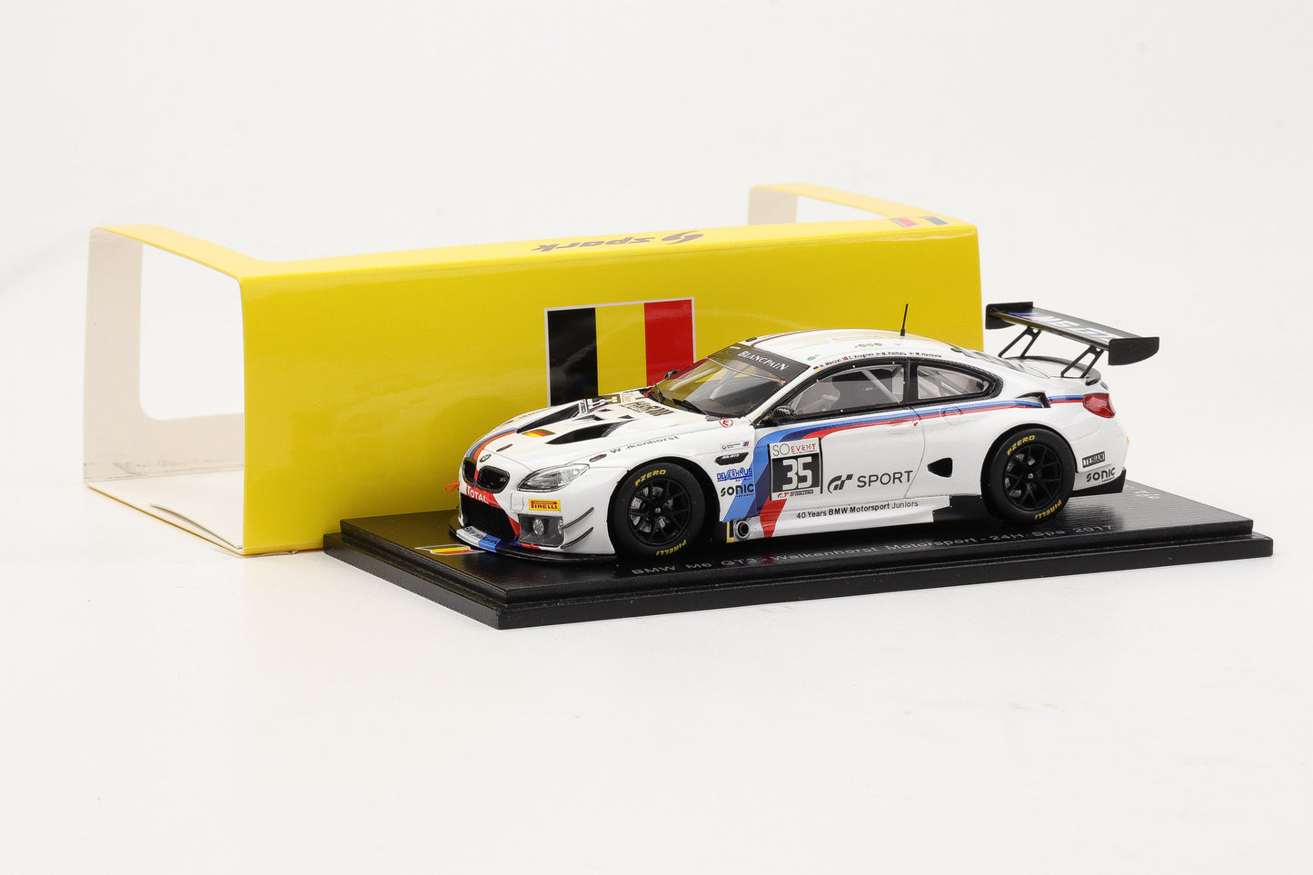 1:43 Spark BMW M6 GT3 Walkenhorst Motorsport #35 24h Spa 2017 SB177