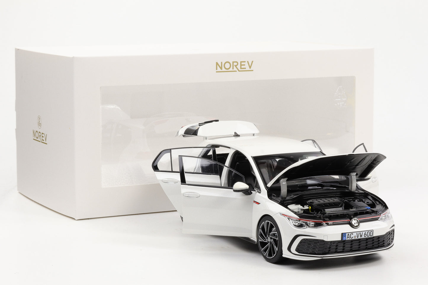 1:18 Norev VW Volkswagen Golf VIII GTI 5-door 2021 whitemetallic 188593