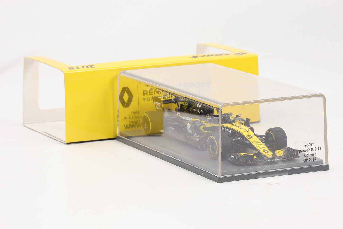 1:43 Spark Renault R.S. 18 Formel 1 Chinese GP 2018 Nico Hülkenberg S6057