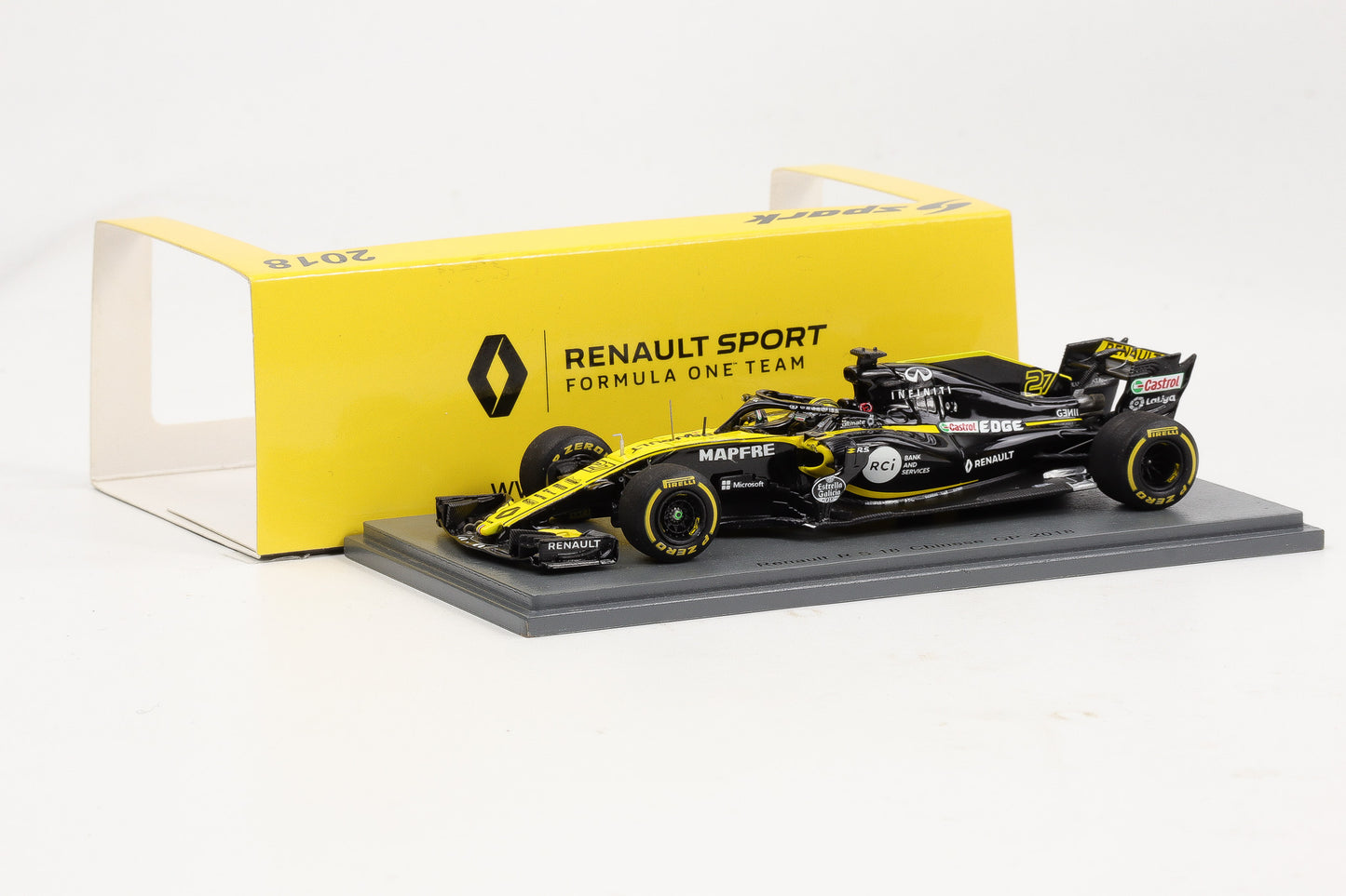 1:43 Spark Renault R.S. 18 Formel 1 Chinese GP 2018 Nico Hülkenberg S6057