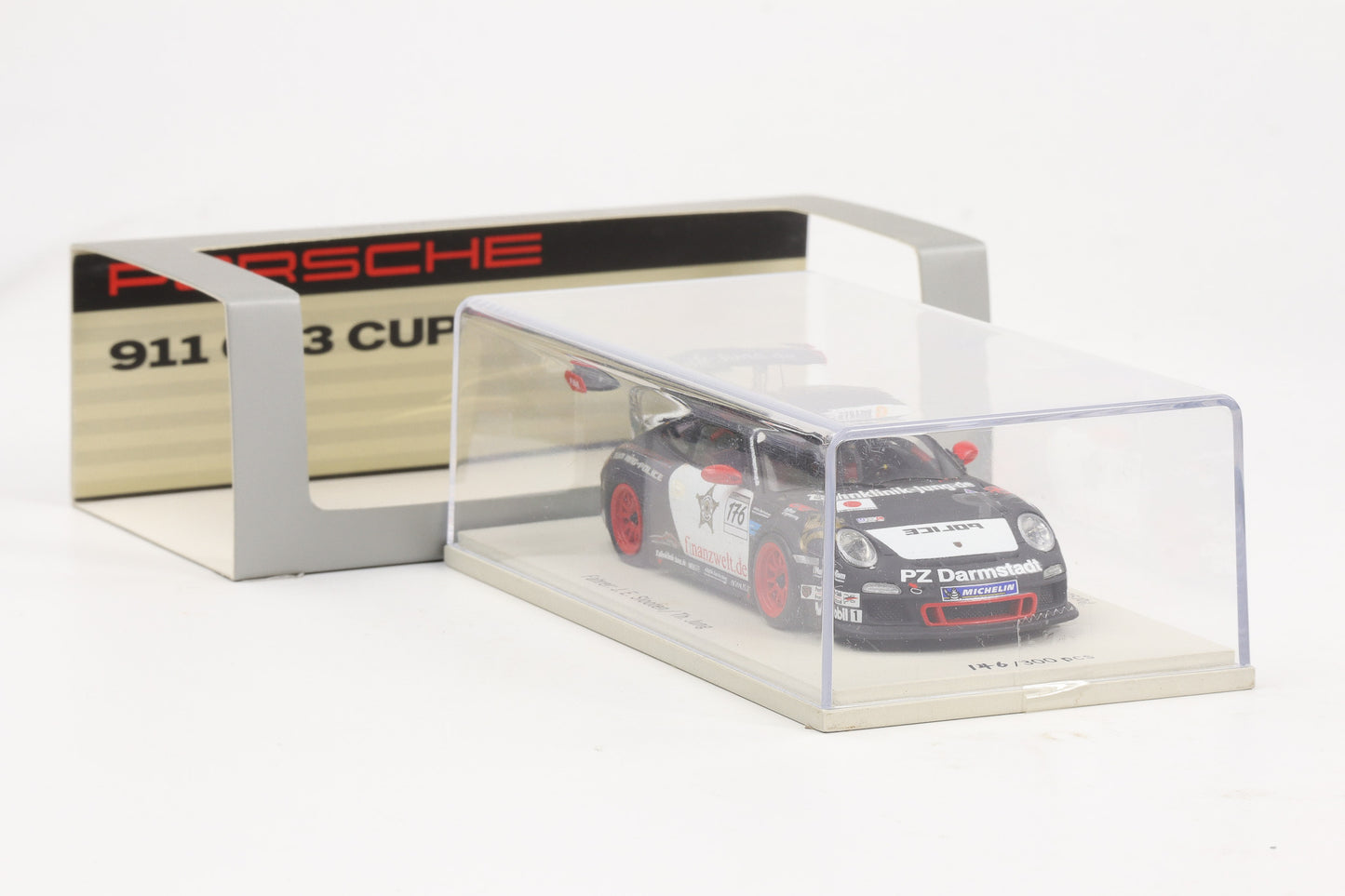 1:43 Spark Porsche 911 997 GT3 Cup Ring #176 Police 2011