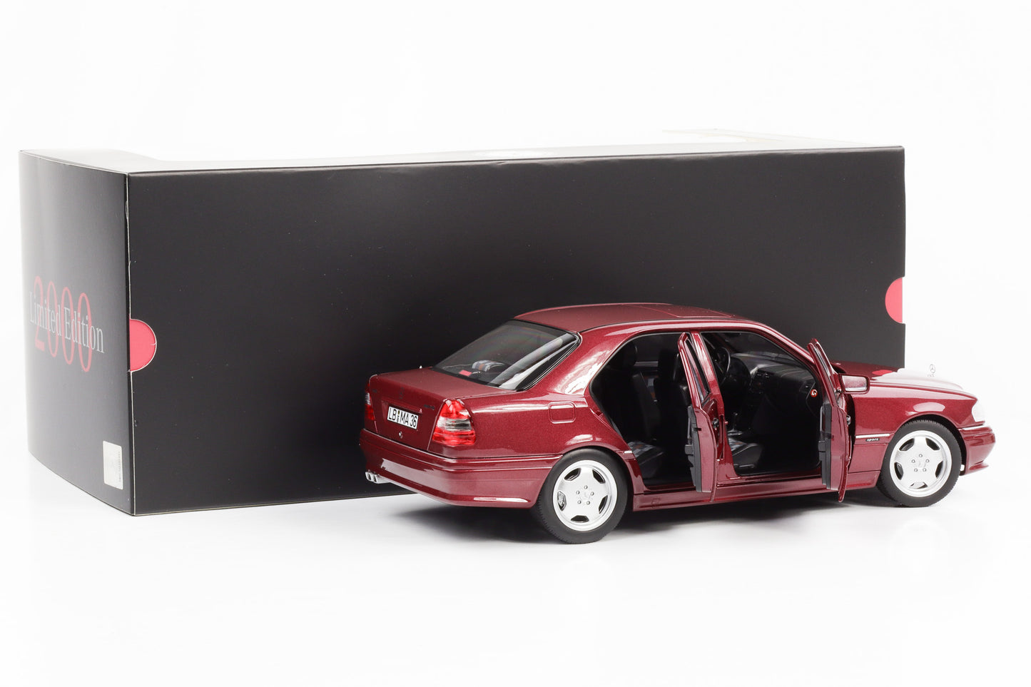 1:18 Norev Mercedes-Benz C 36 AMG W202 almandinrot Norev Dealer limited