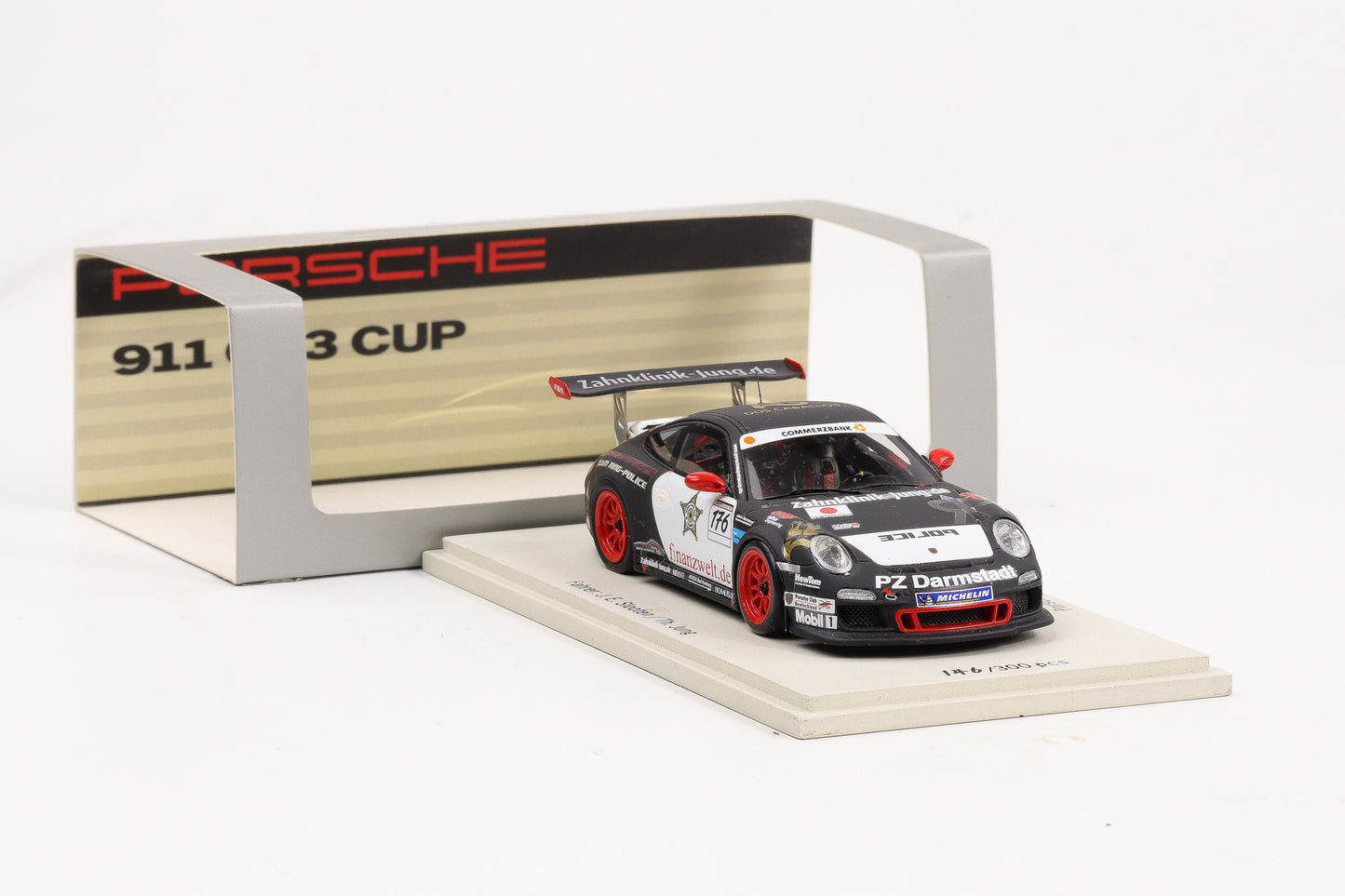 1:43 Spark Porsche 911 997 GT3 Cup Ring #176 Police 2011