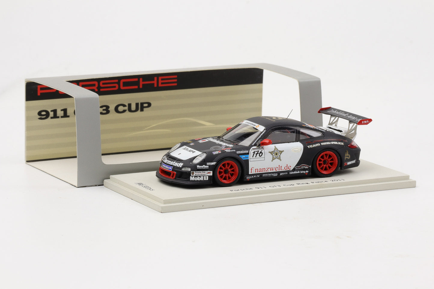 1:43 Spark Porsche 911 997 GT3 Cup Ring #176 Police 2011