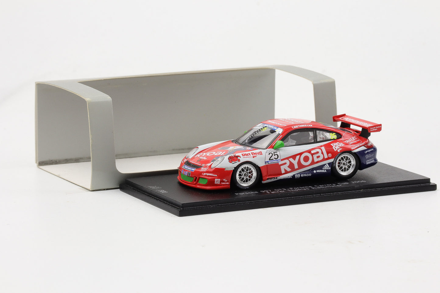 1:43 Spark Porsche 997 GT3 Porsche Carrera Cup 2006 #25 Thomas Riethmüller