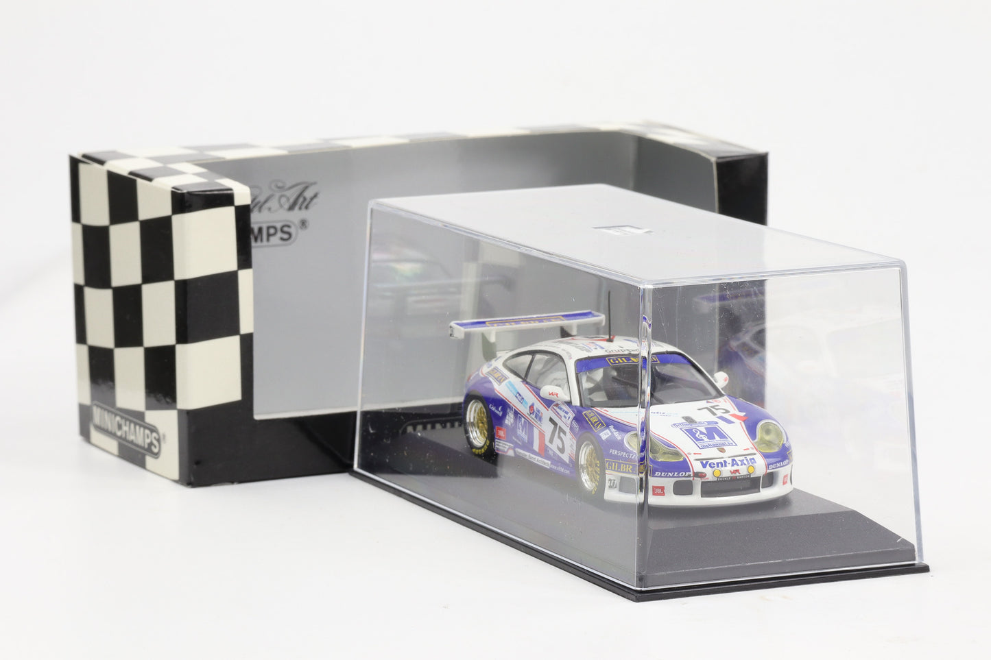 1:43 Minichamps Porsche 911 GT3 RS 24h Le Mans 2004 Perspective Racing #75