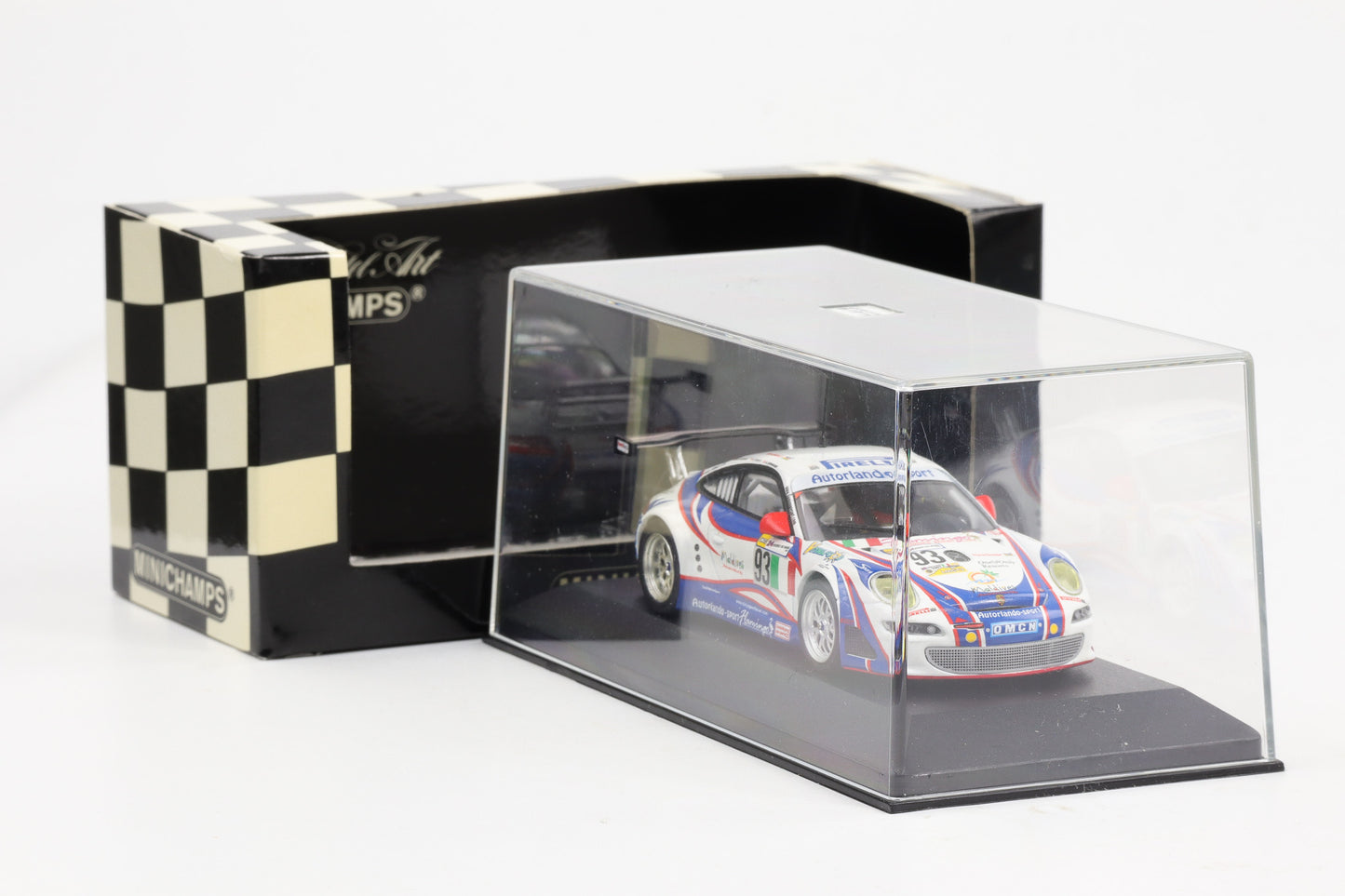 1:43 Minichamps Porsche 911 GT3 RSR 24h Le Mans 2007 #93 Simonsen Nielsen Ehret