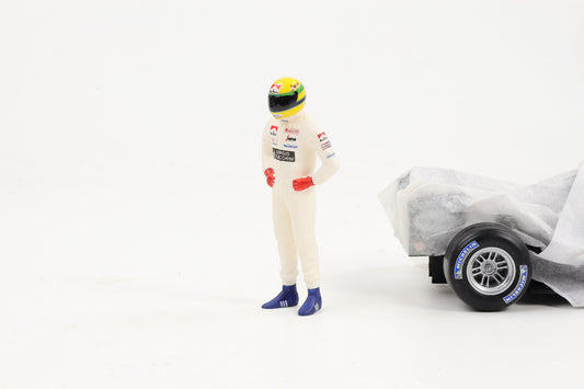 1:18 Cartrix Figur F1 Senna Toleman 1984 Formel 1 Figuren ca.10 cm