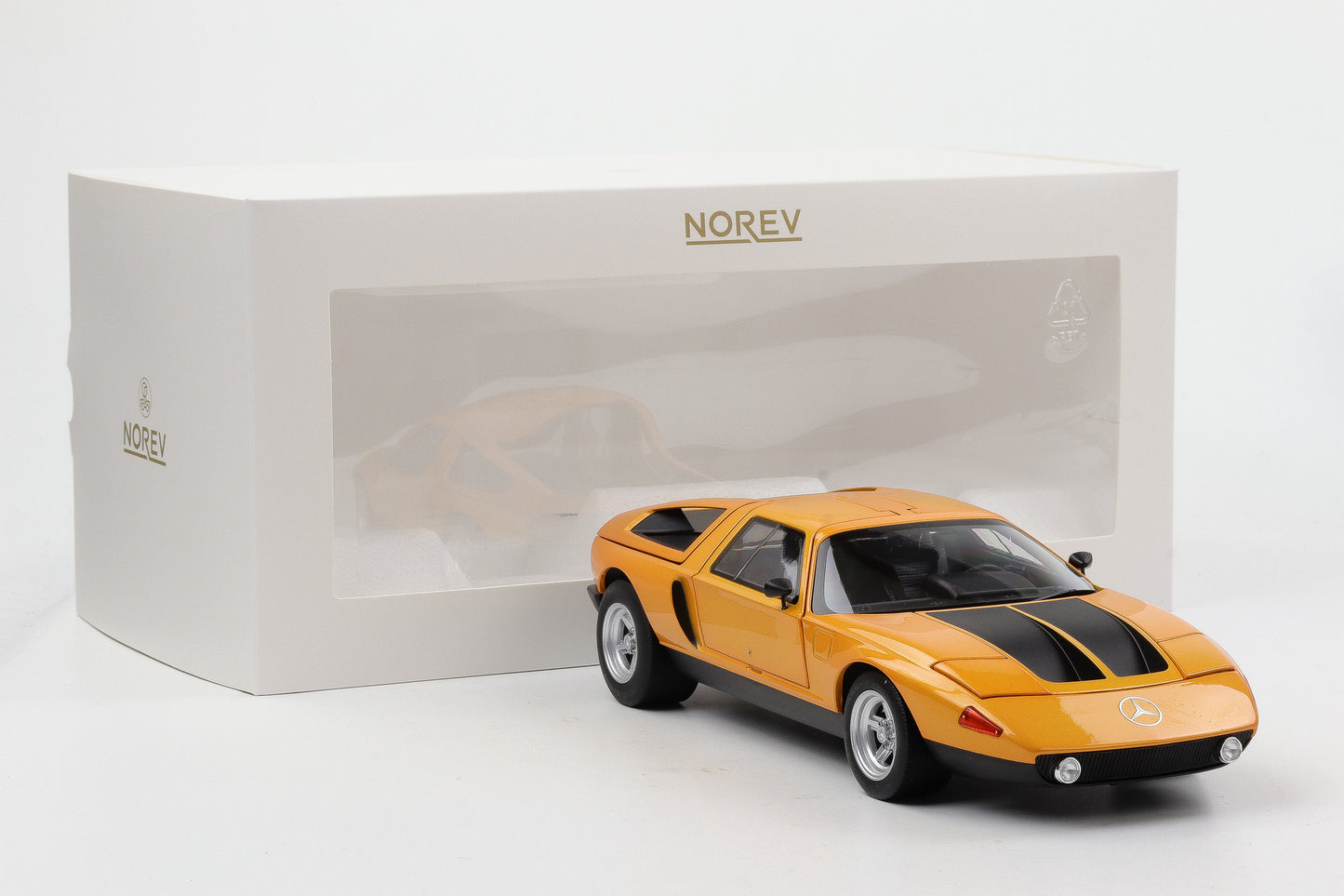 1:18 Norev Mercedes Benz C111-II Concept 1970 orange metallic 183050