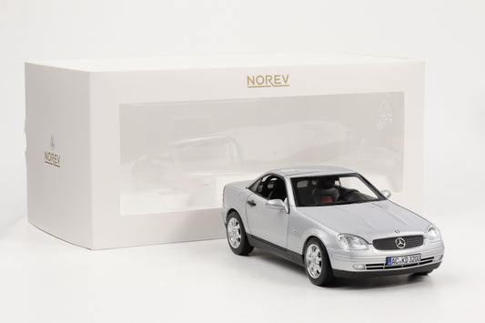 1:18 Norev Mercedes Benz SLK 200 Roadster R170 1996-2000 brillant silber