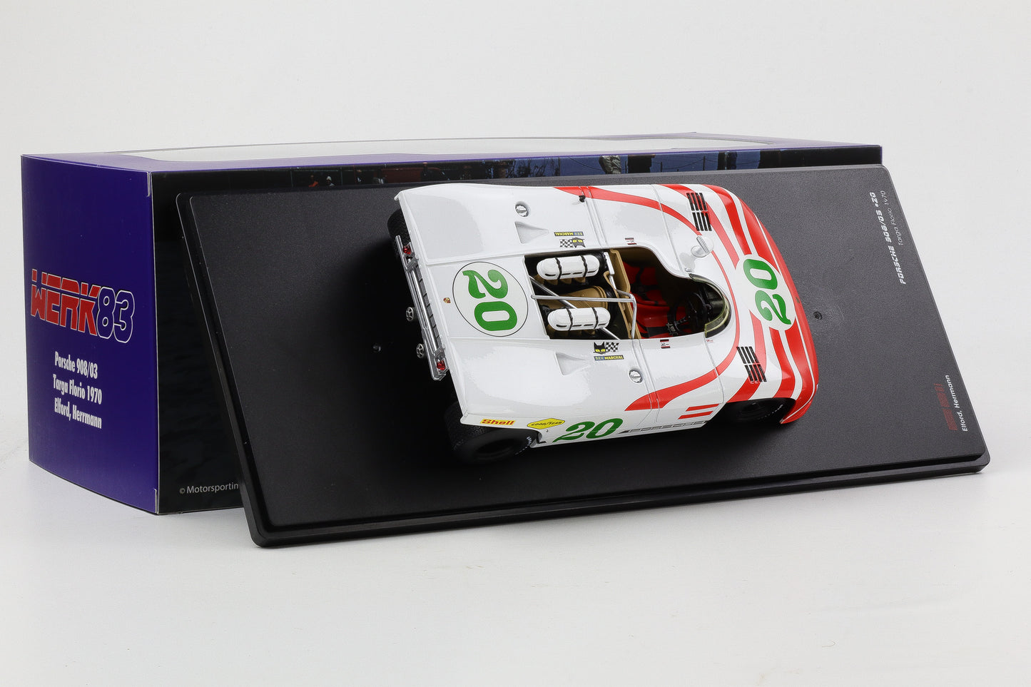 1:18 Werk83 Porsche 908/03 #20 Targa Florio Elford Herrmann 1970