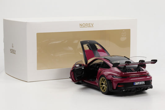 1:18 Norev Porsche 911 GT3 RS Weissach Package 2022 sternrubin 187370