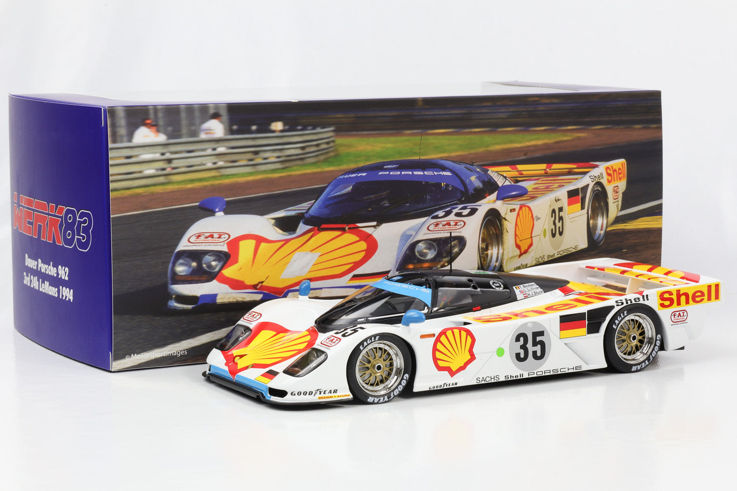 1:18 Dauer Porsche 962 Dauer #35 3rd 24h LeMans 1994 Stuck Sullivan Boutsen Werk83