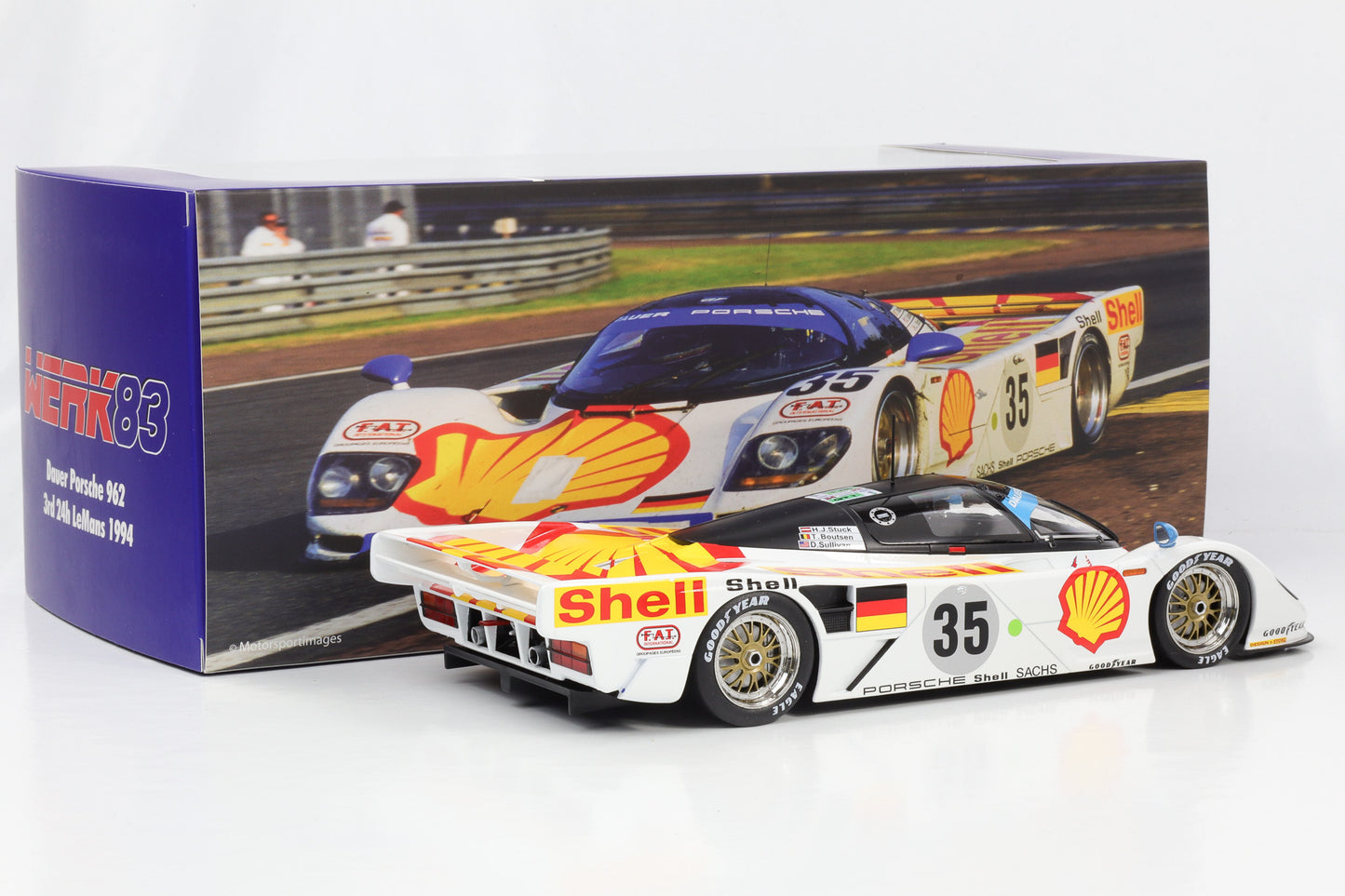 1:18 Dauer Porsche 962 Dauer #35 3rd 24h LeMans 1994 Stuck Sullivan Boutsen Werk83