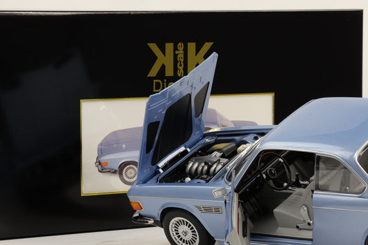 1:12 KK-Scale BMW 3.0 CSI E9 mit Alpina Felgen 1971 hellblau-metallic diecast