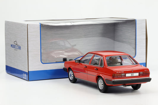 1:18 MCG Audi 80 B2 1978 rot diecast