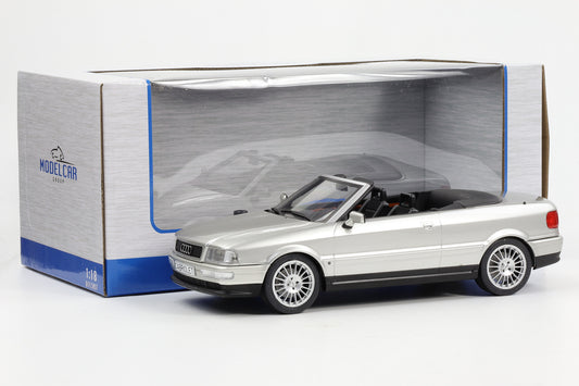 1:18 MCG Audi 80 B3 Cabrio 1991 silber diecast