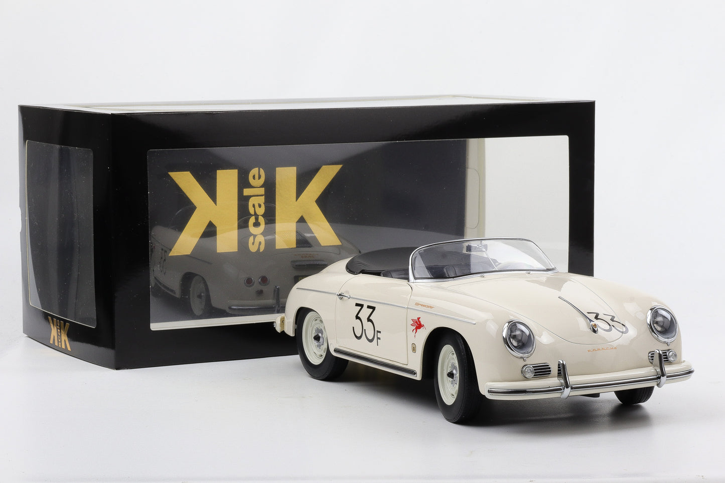 1:12 KK-Scale Porsche 356 A Speedster #33 weiss James Dean 1955