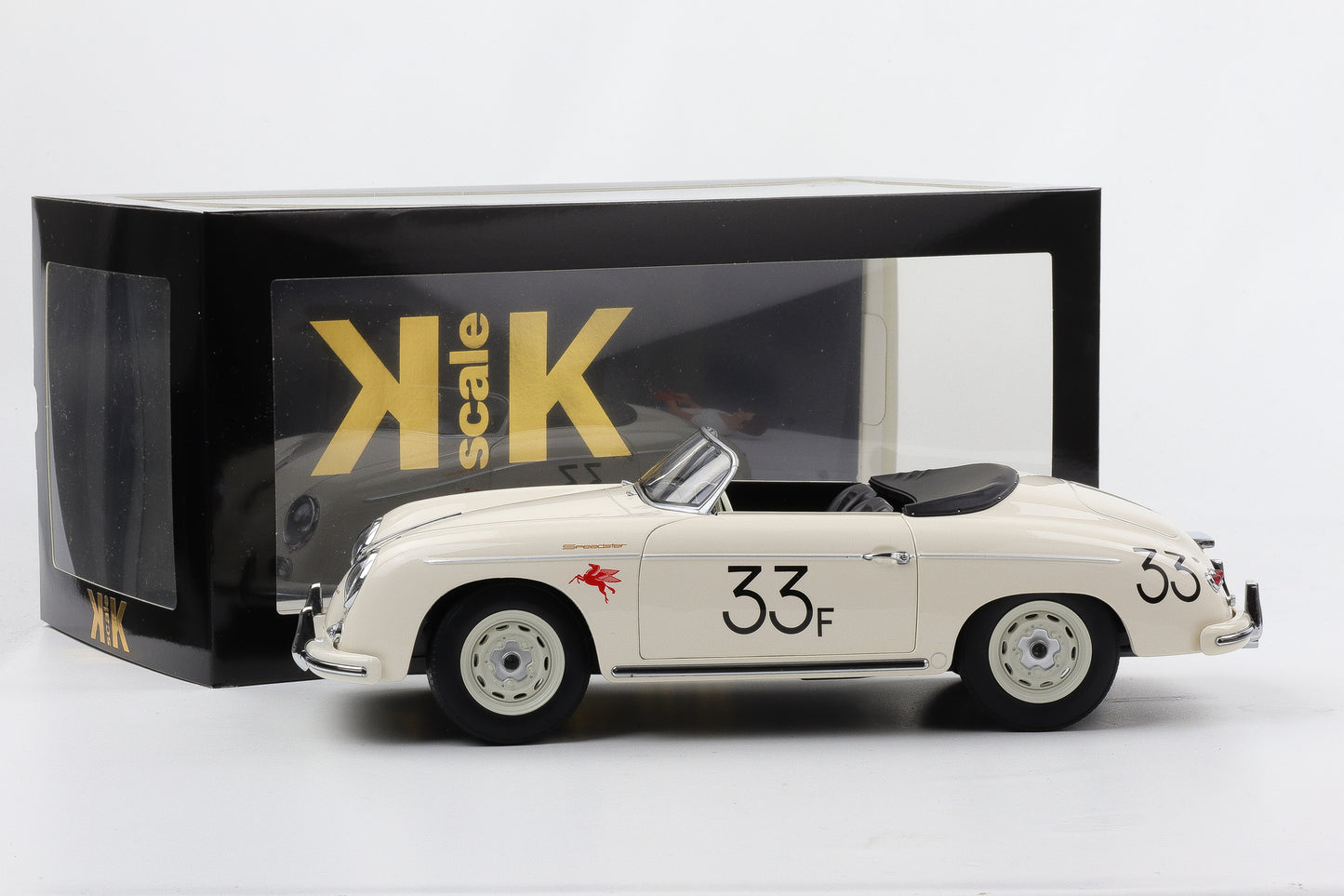 1:12 KK-Scale Porsche 356 A Speedster #33 weiss James Dean 1955