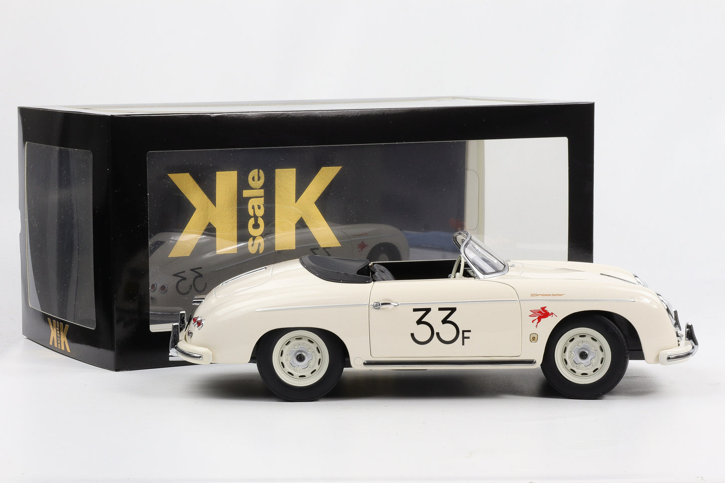 1:12 KK-Scale Porsche 356 A Speedster #33 weiss James Dean 1955