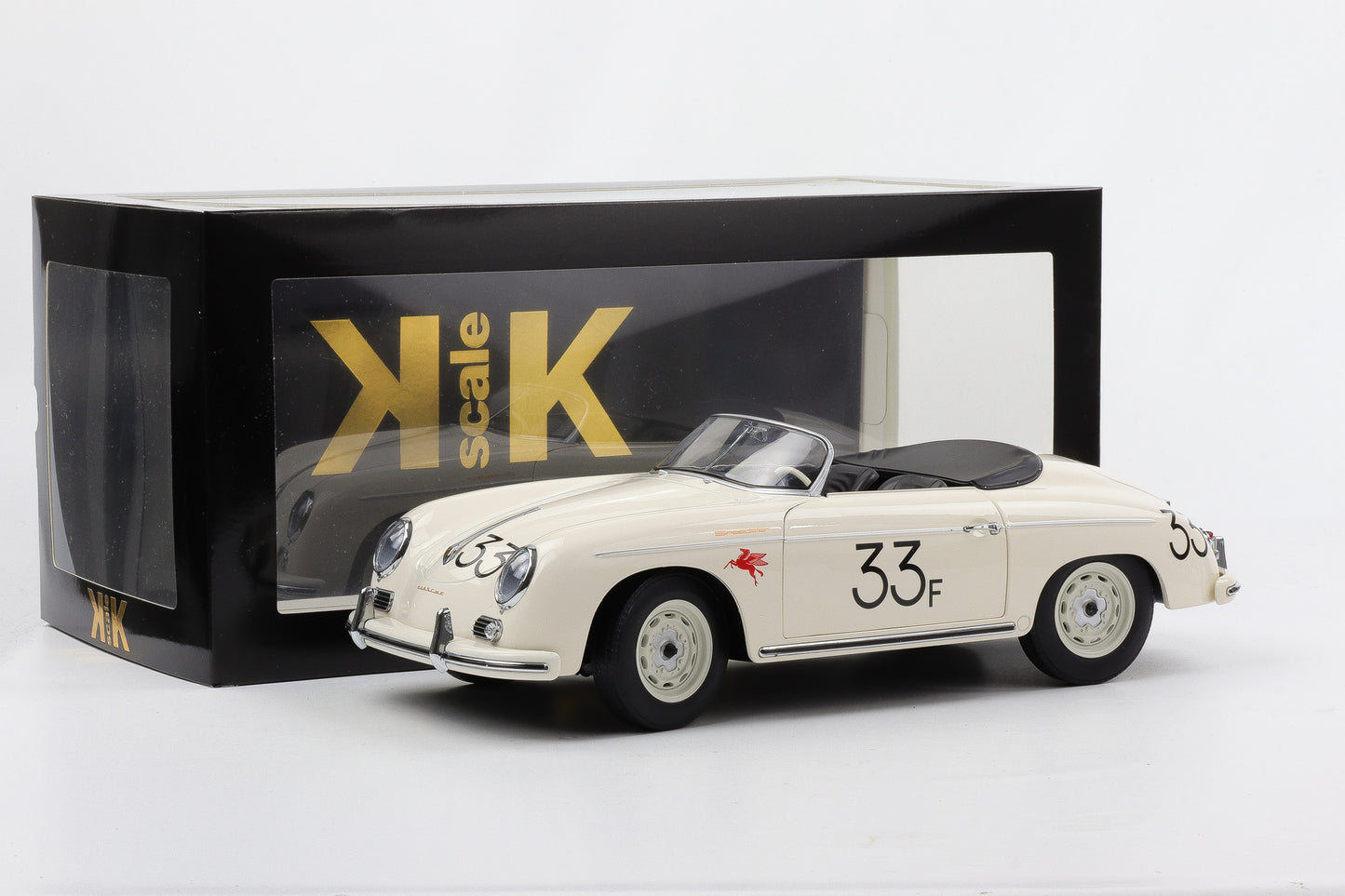 1:12 KK-Scale Porsche 356 A Speedster #33 weiss James Dean 1955