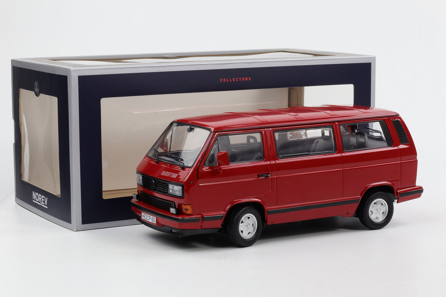 1:18 Norev VW Volkswagen Bus T3 REDSTAR Multivan 1990 limited diecast 188542