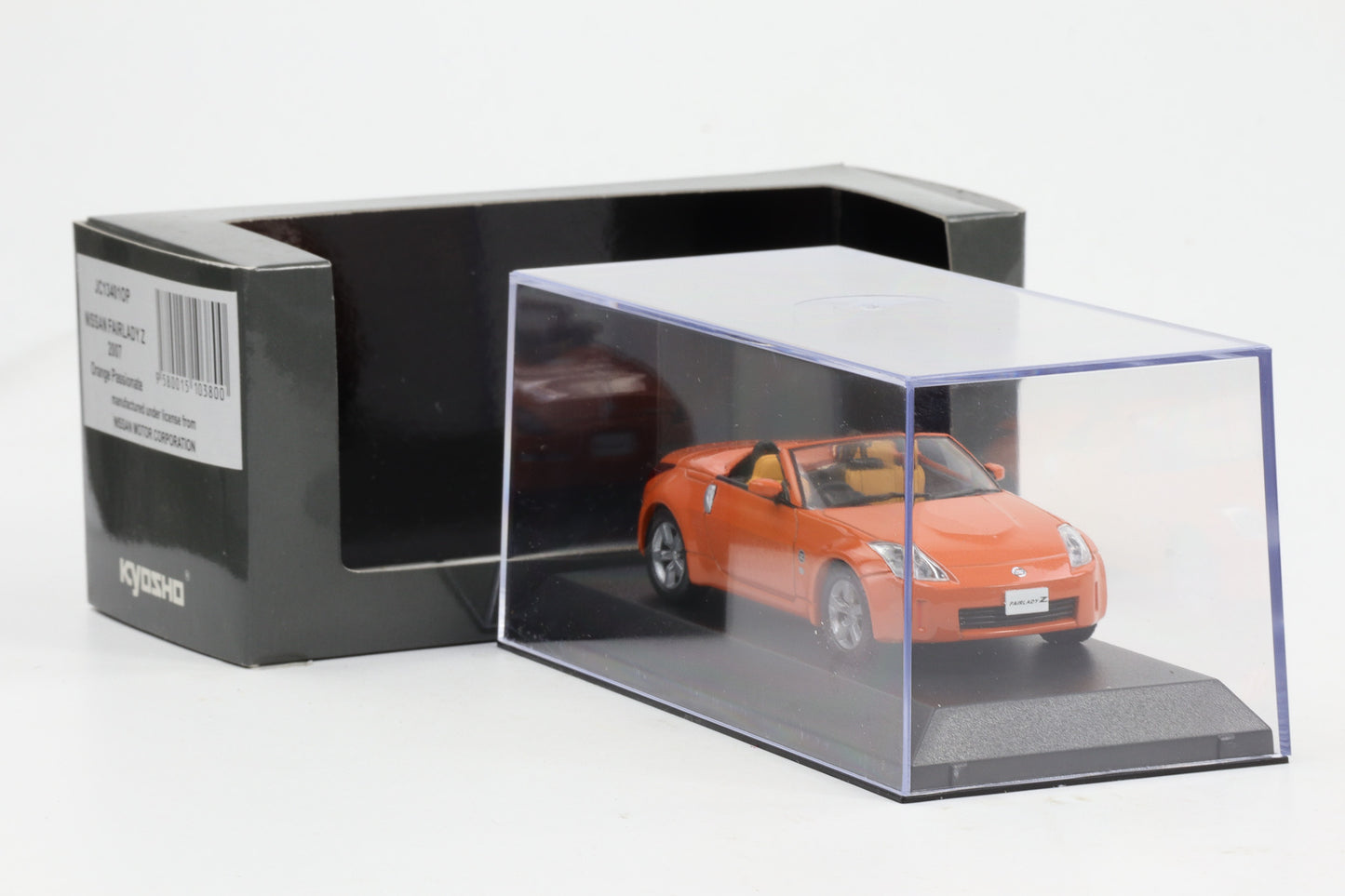 1:43 Kyosho Nissan Fairlady Z 2007 orange Passionate JC13401OP