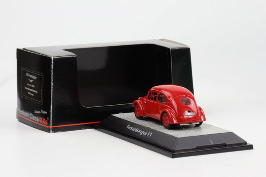 1:43 Premium ClassiXXs VW Versuchswagen V3 rot Limitiert 750 Stk. Art.Nr. 18025
