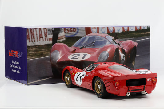 1:12 WERK83 330 P4 #21 2nd 24h LeMans 1967 Scarfiotti Parkes resin