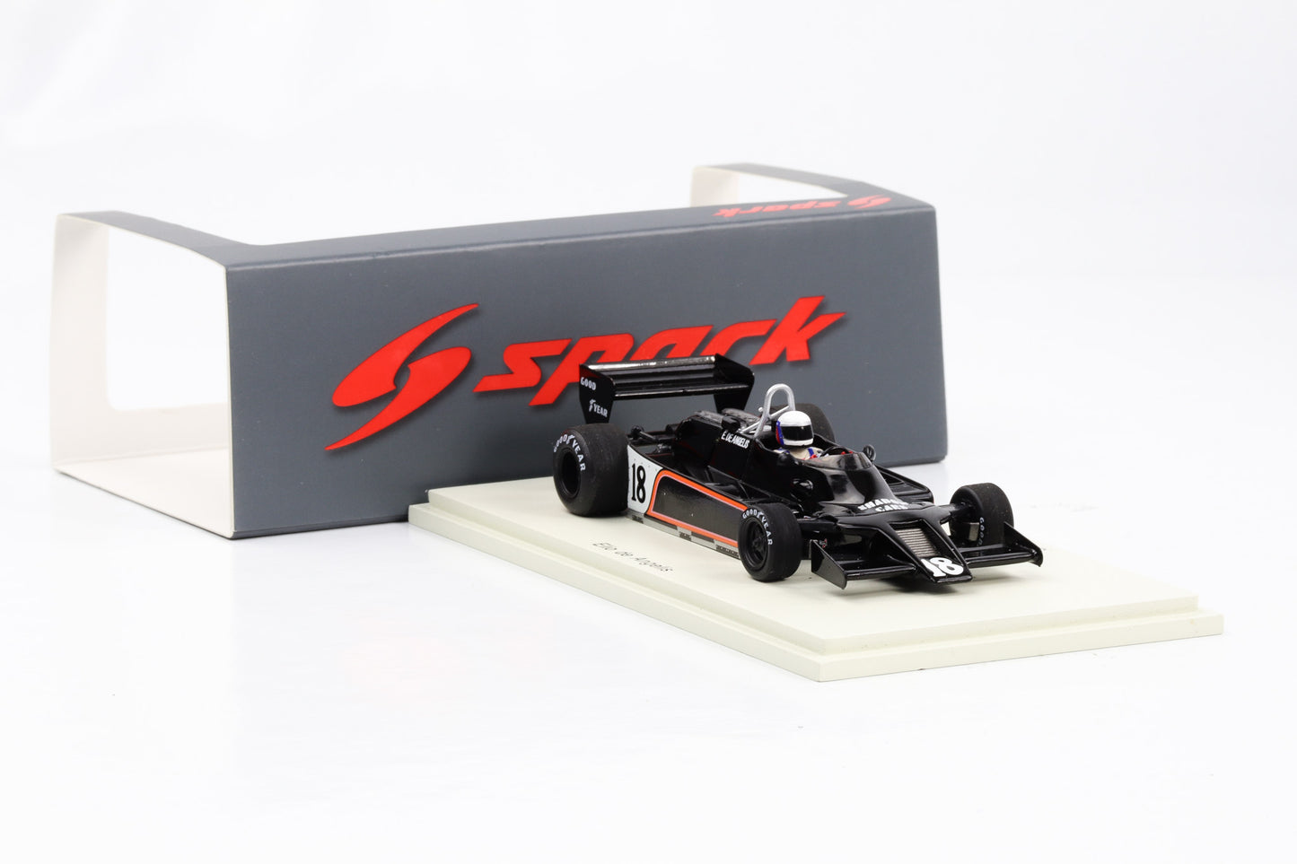 1:43 Shadow DN9 schwarz Argentinian GP 1970 Angelis Spark S7371