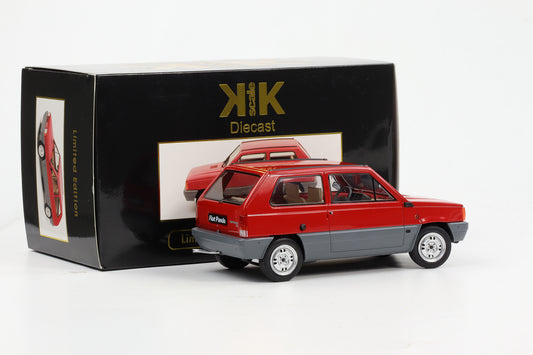 1:18 KK-Scale Fiat Panda 30 1980 rot die tolle Kiste Modellauto 180521