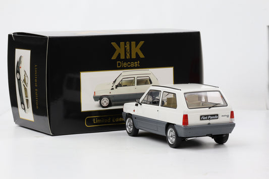 1:18 KK-Scale Fiat Panda 45 1980 weiss die tolle Kiste Modellauto 180522