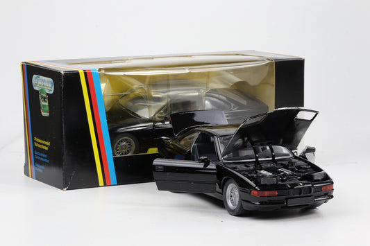 1:24 Schabak BMW 850i E31 1990 Modellauto schwarz No.1630