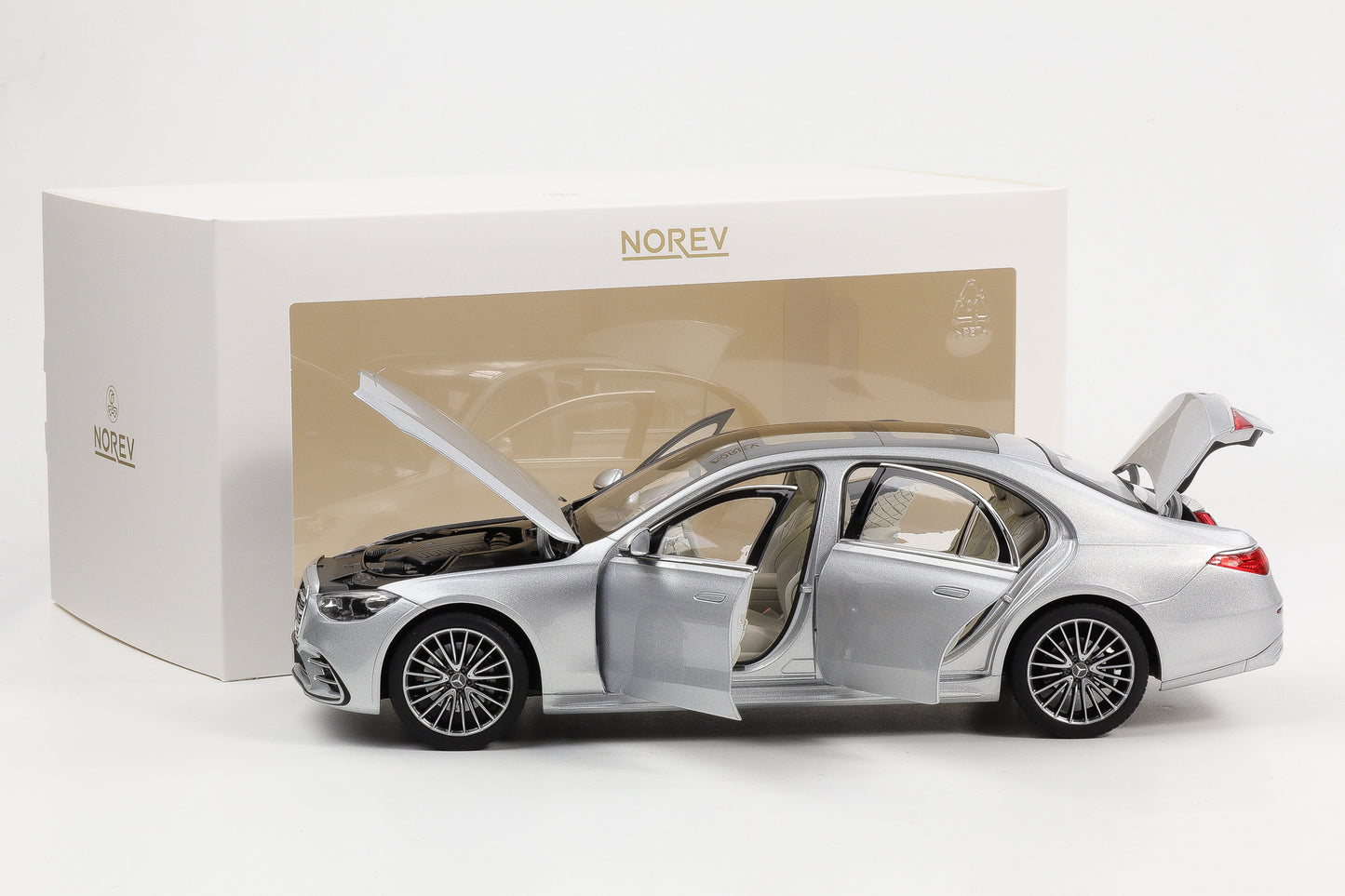 1:18 Norev Mercedes-Benz S-Klasse AMG Line W223 2021 brillantsilber 183805