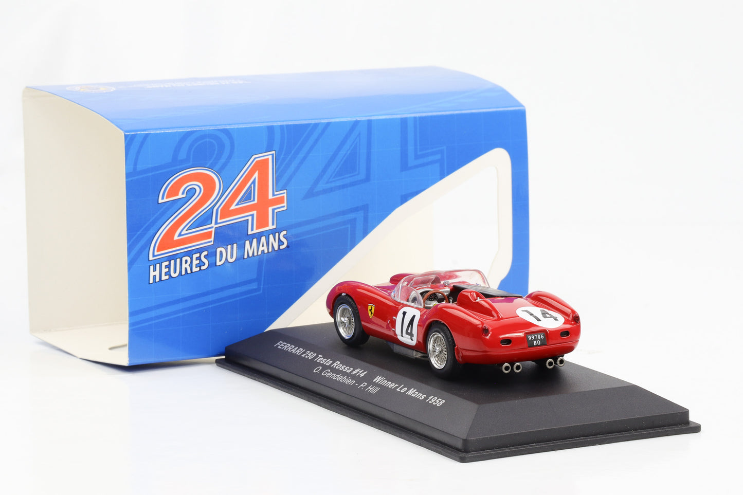 1:43 Ferrari 250 Testa Rossa #14 Winner 24h Le Mans 1958 O. Gendebien, P. Hill IXO