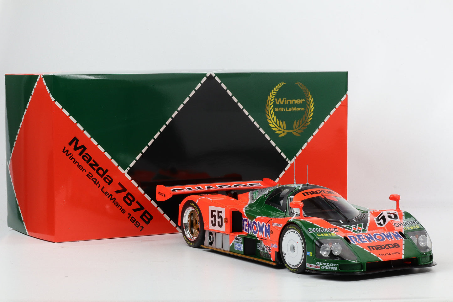 1:12 WERK83 Mazda 787B #55 Sieger 24h LeMans 1991 Weidler Herbert Gachot
